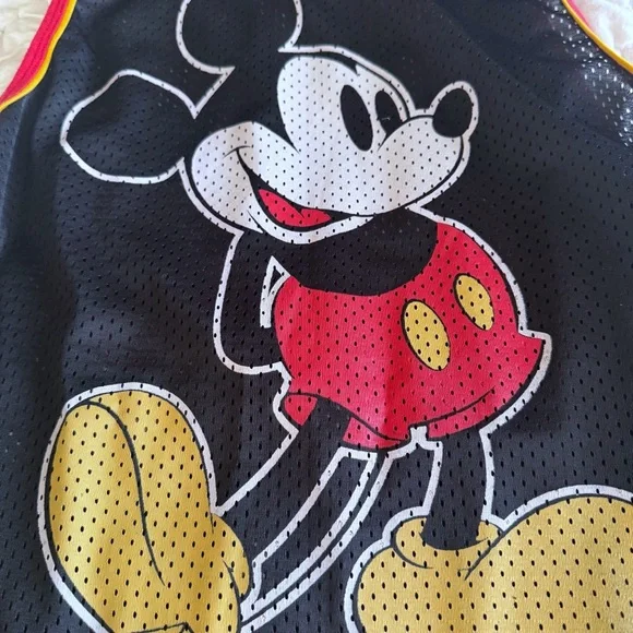 Disney Mickey Mouse Women’s Jersey - Black and Red NWOT - Picture 2 of 3